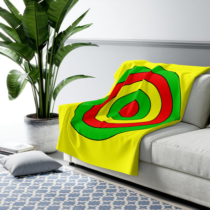 Congo Retro Target Blanket Throw