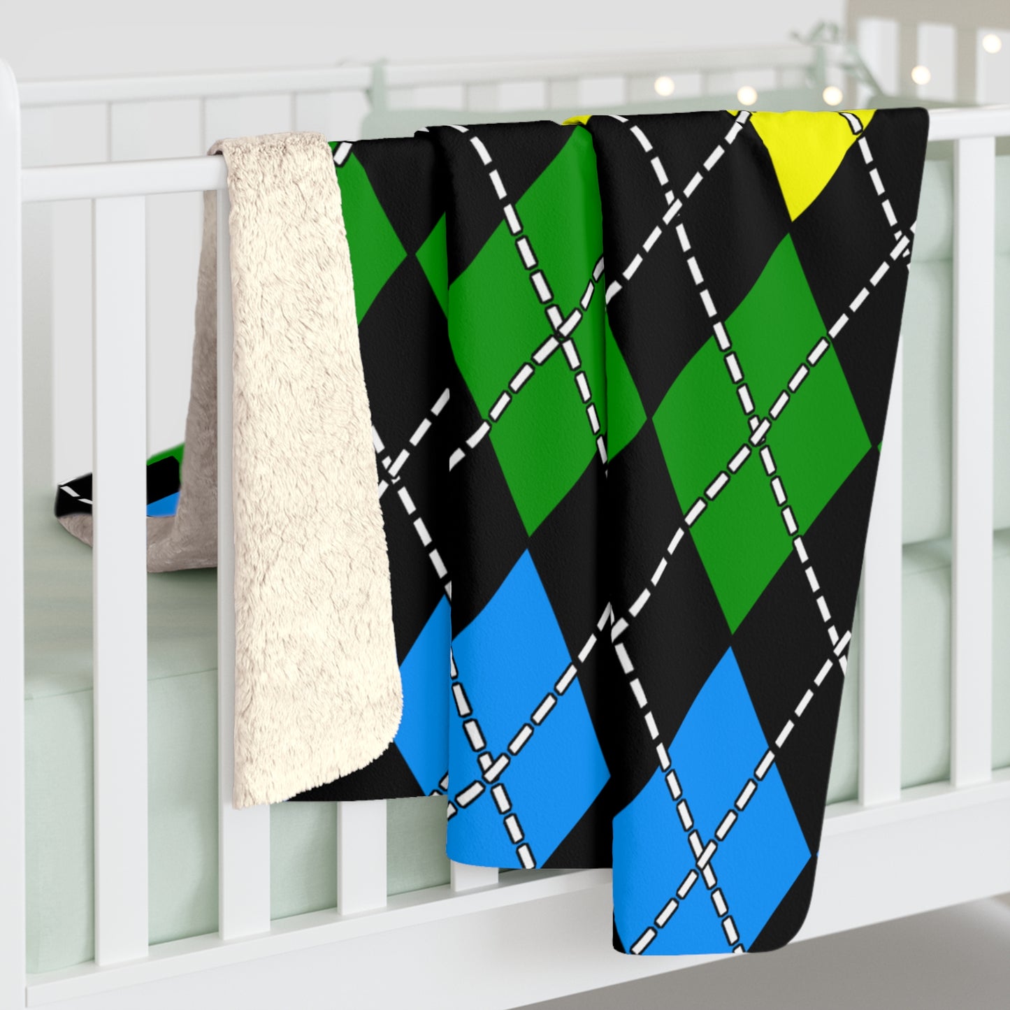 Tanzania Retro Argyle Blanket Throw