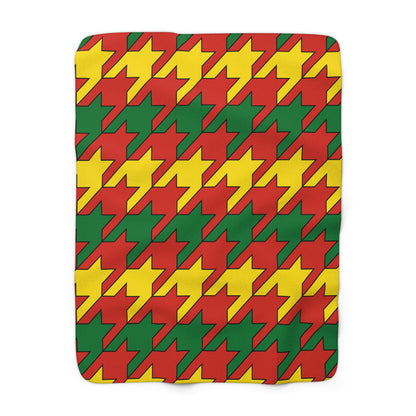 Bolivia Retro Houndstooth Blanket Throw