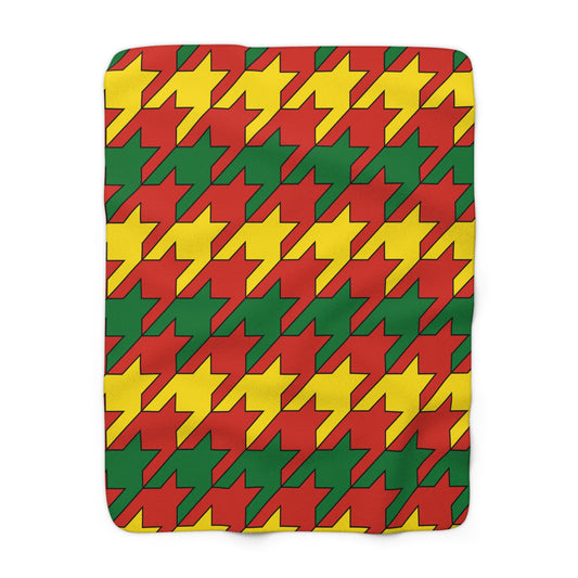 Bolivia Retro Houndstooth Blanket Throw