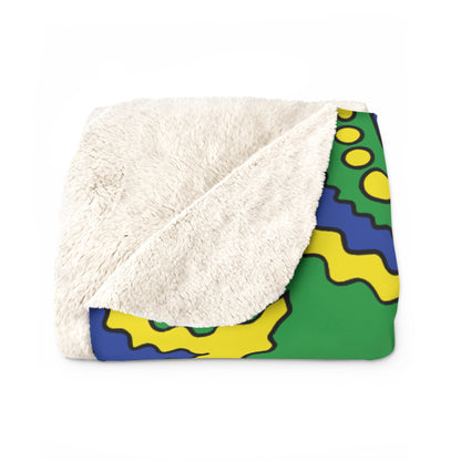 Brazil Retro Paisley Blanket Throw