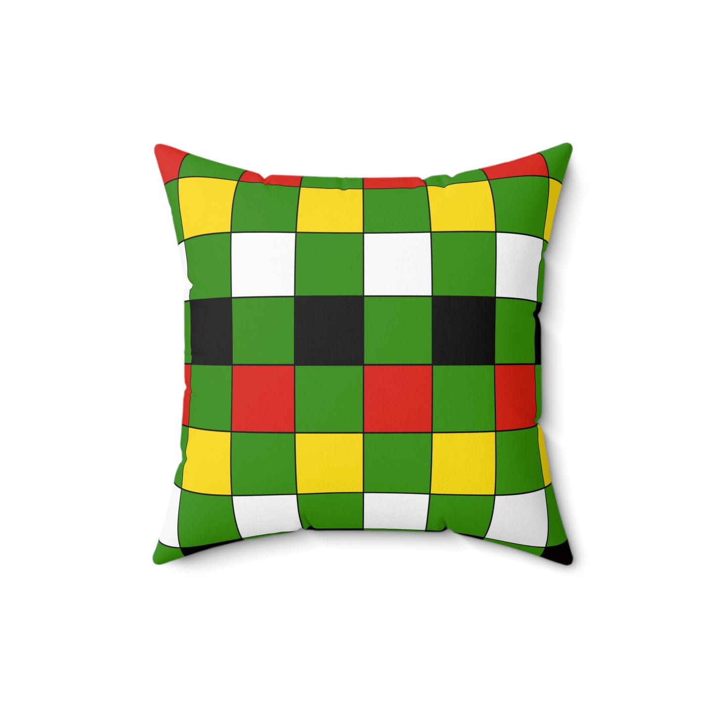 Guyana Retro Check Cushion Pillow