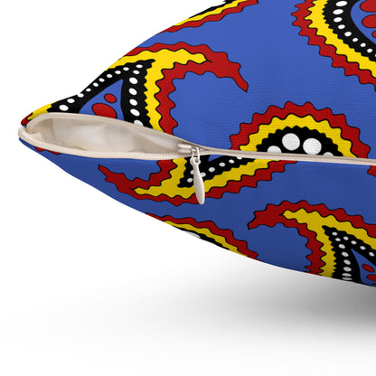 Eswatini Retro Paisley Cushion Pillow