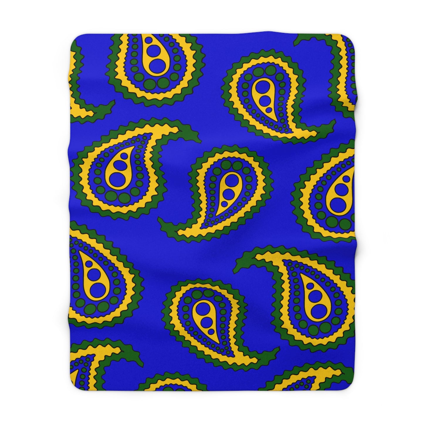 Solomon Islands Retro Paisley Blanket Throw