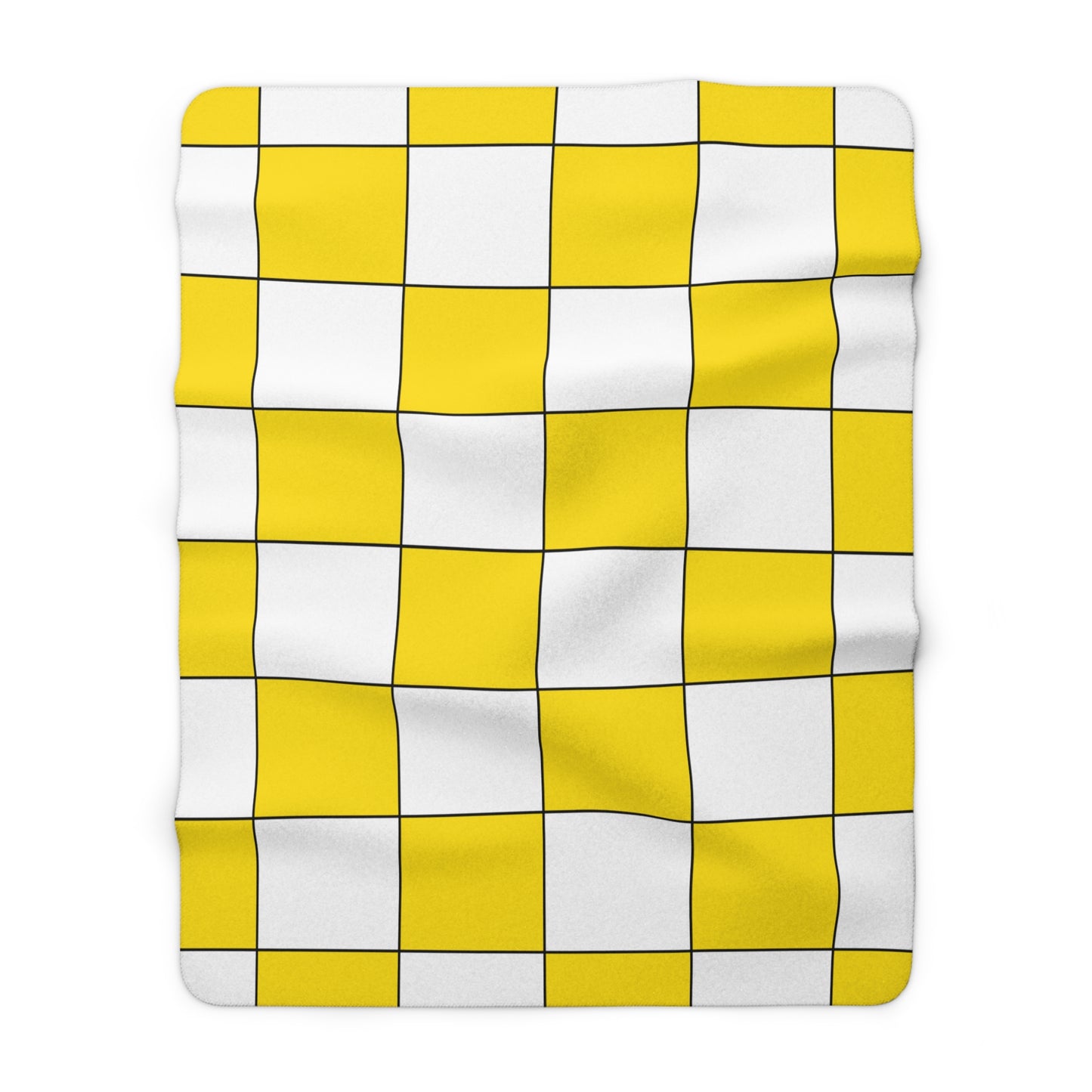Vatican City Retro Check Blanket Throw