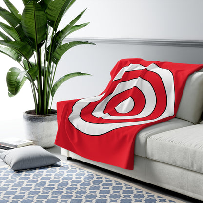Hong Kong Retro Target Blanket Throw