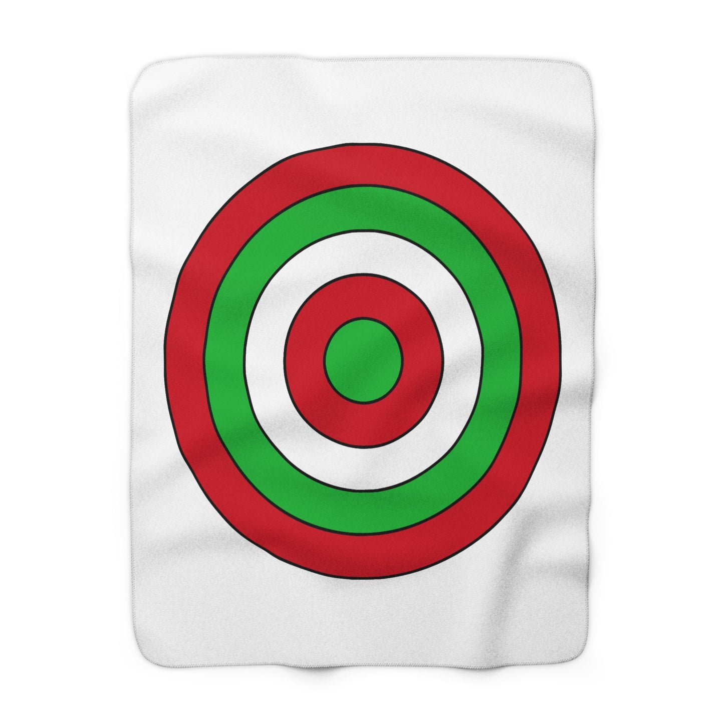 Burundi Retro Target Blanket Throw