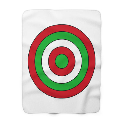 Burundi Retro Target Blanket Throw