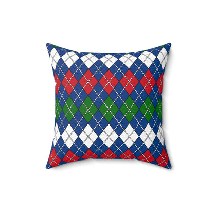 Belize Retro Argyle Cushion Pillow