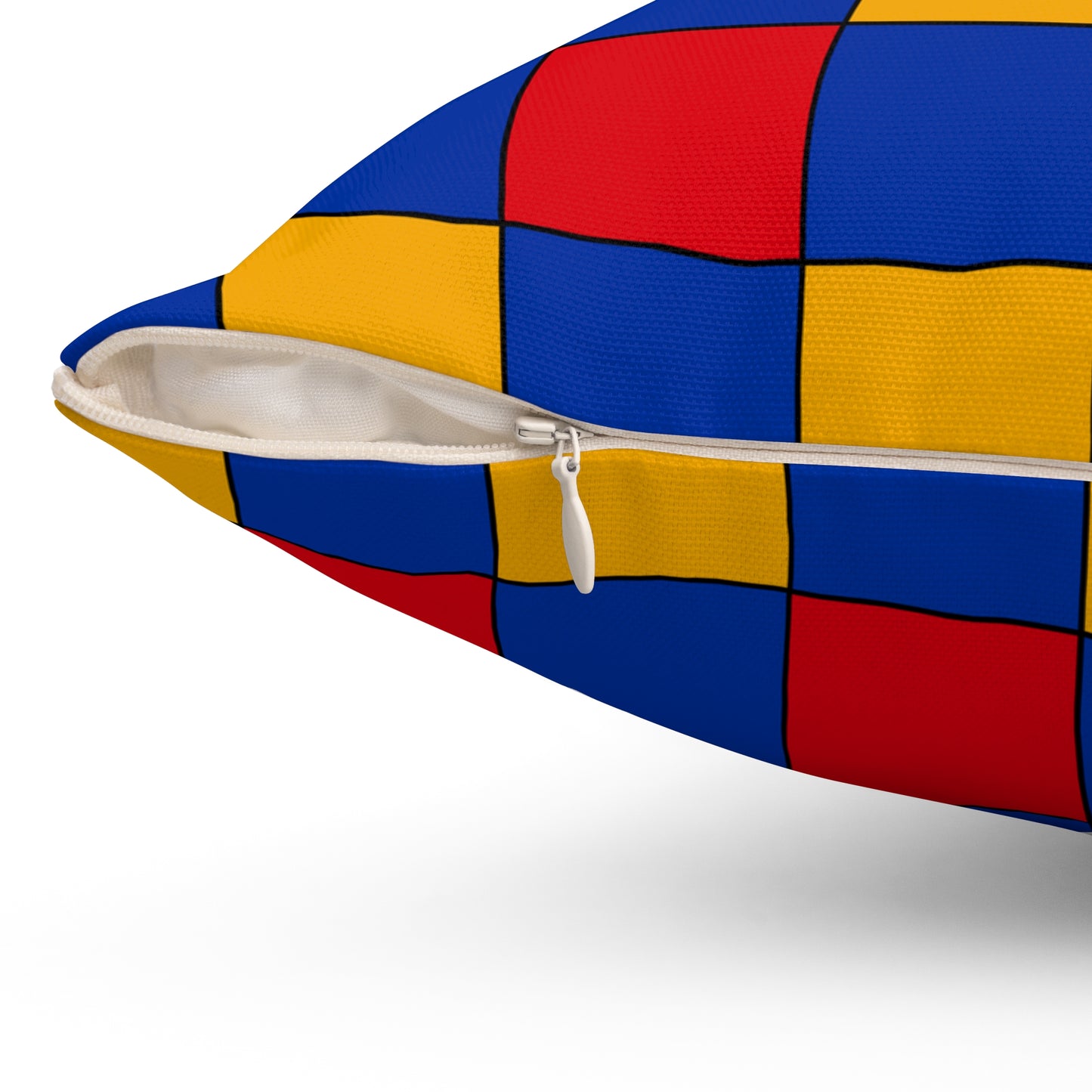 Armenia Retro Check Cushion Pillow