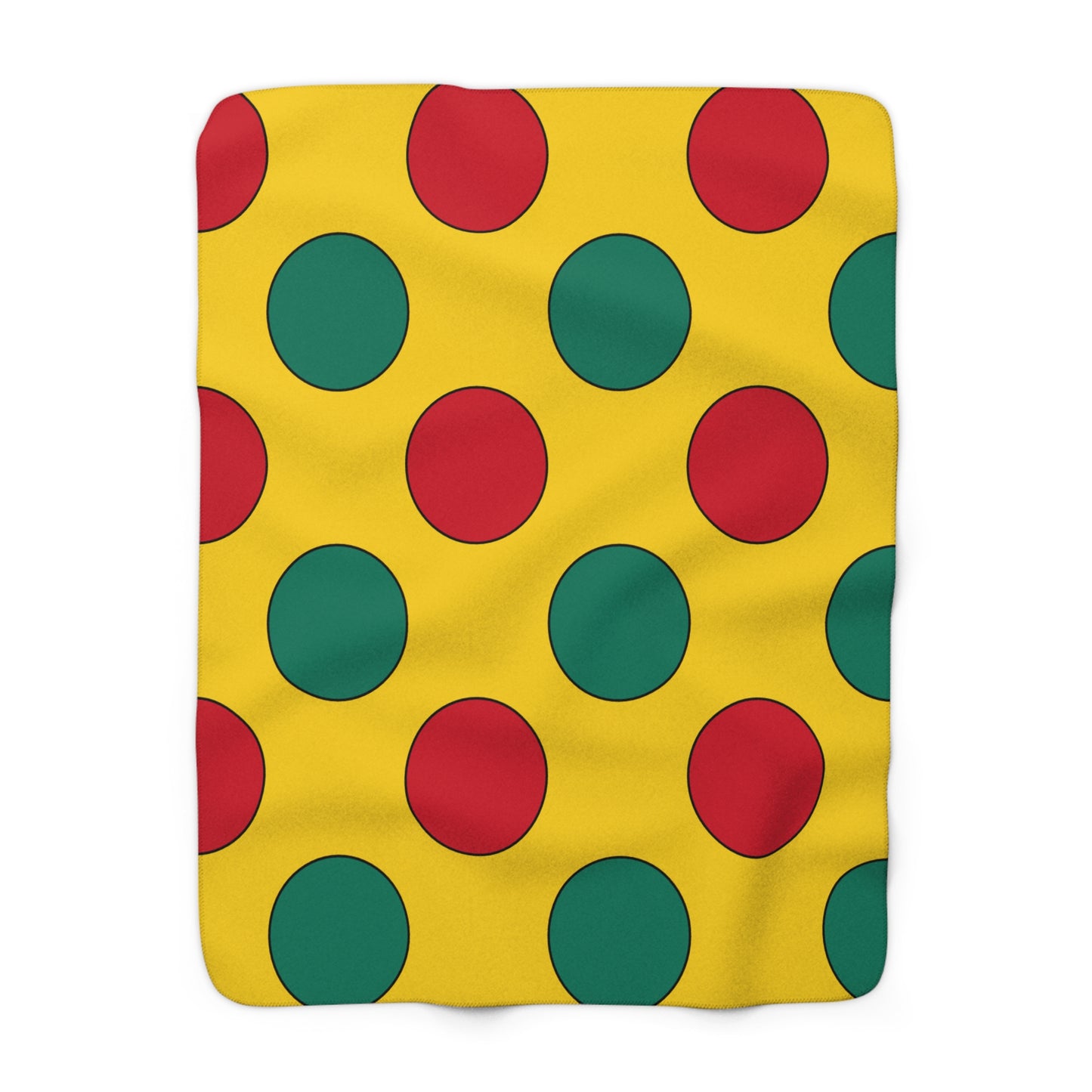 Cameroon Retro Polka Dots Blanket Throw