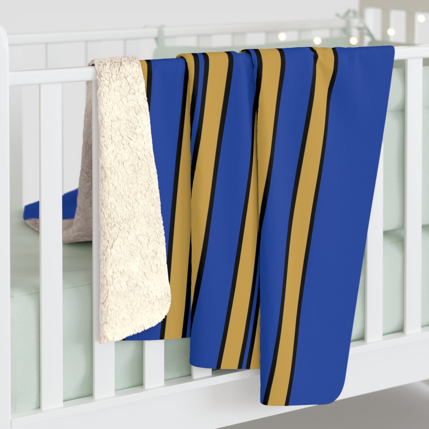 Kosovo Retro Stripes Blanket Throw