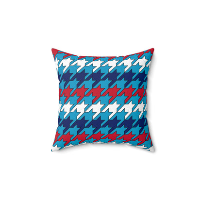 Tuvalu Retro Houndstooth Cushion Pillow