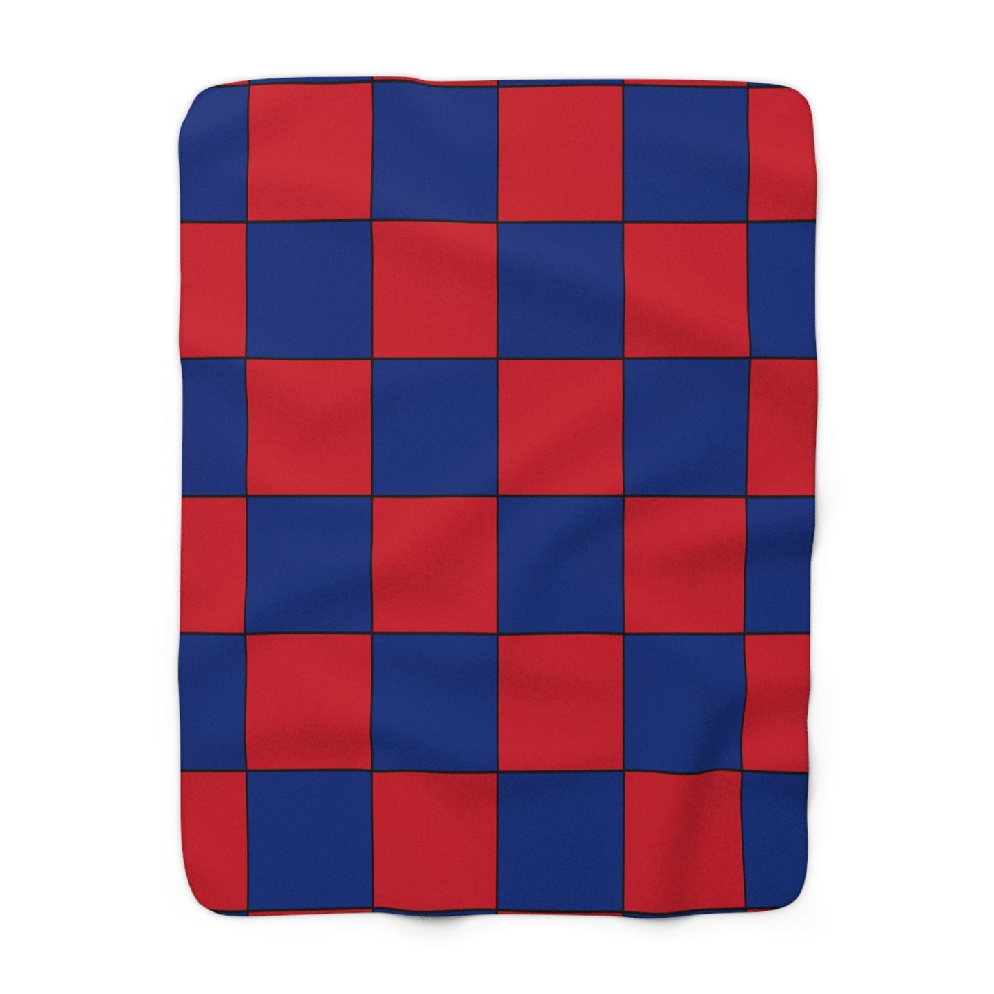 Liechtenstein Retro Check Blanket Throw