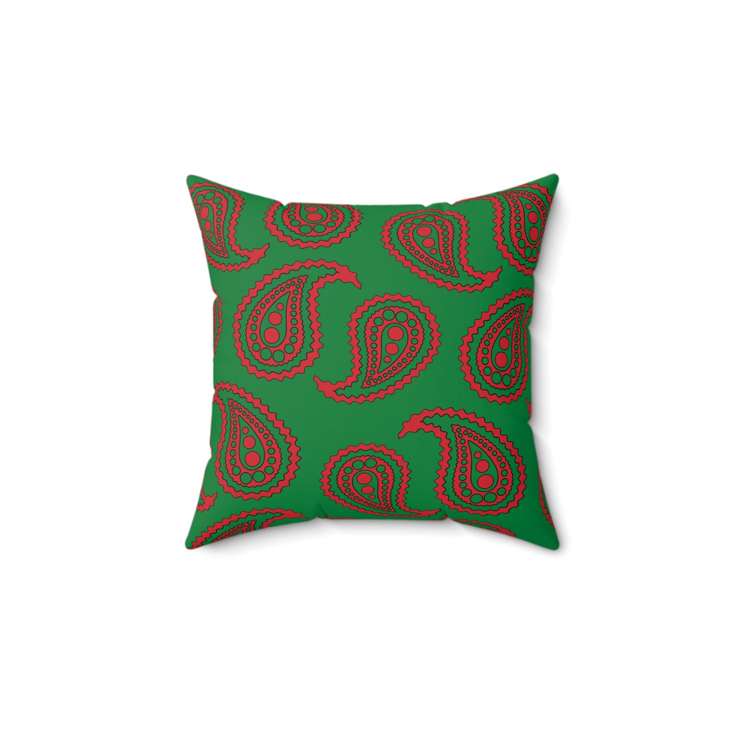 Turkmenistan Retro Paisley Cushion Pillow