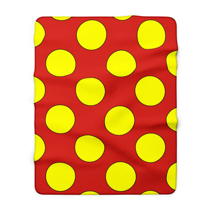 Vietnam Retro Polka Dots Blanket Throw