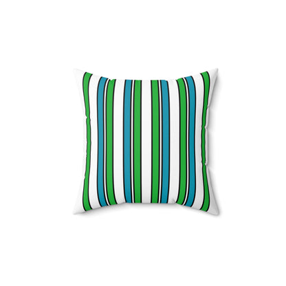 Uzbekistan Retro Stripes Cushion Pillow