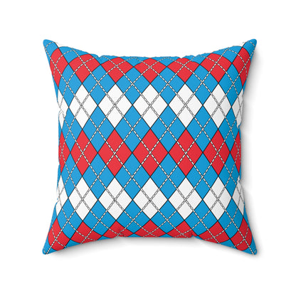 Luxembourg Retro Argyle Cushion Pillow