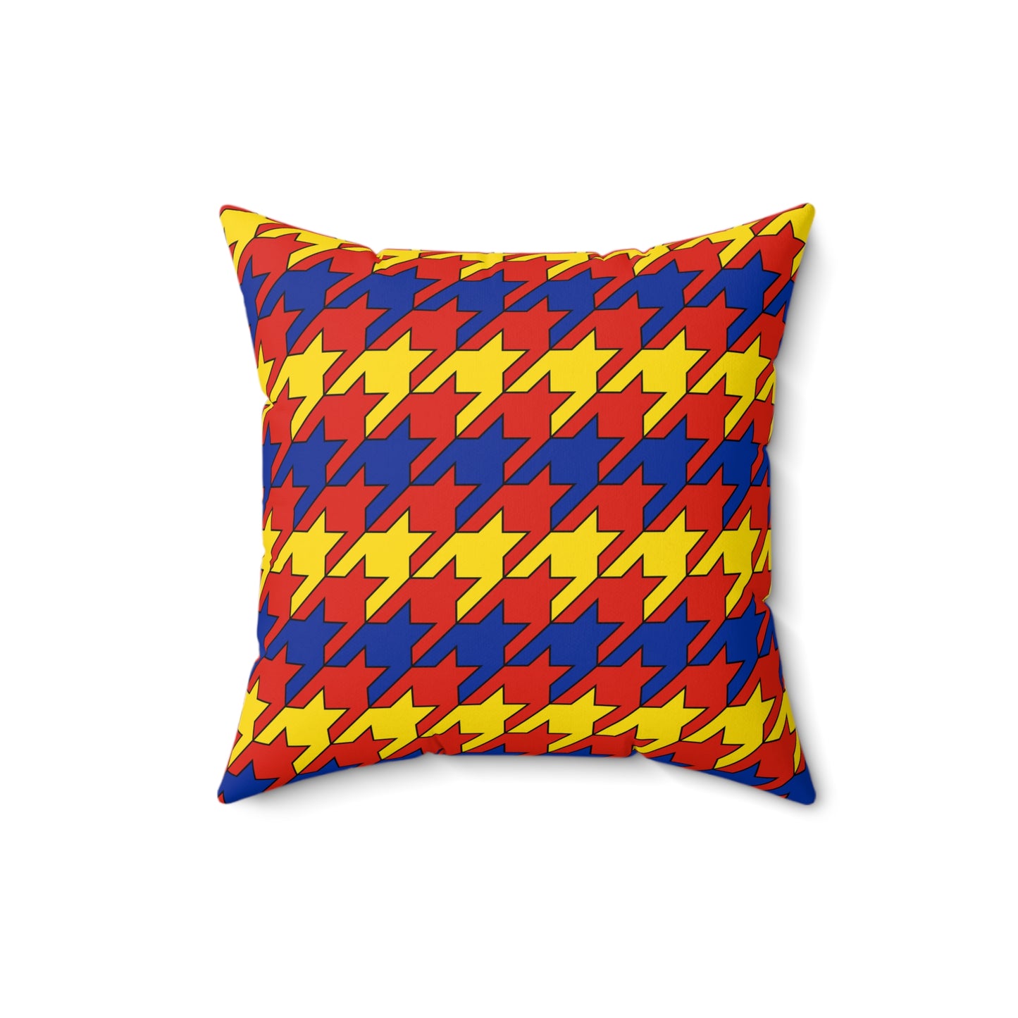 Romania Retro Houndstooth Cushion Pillow