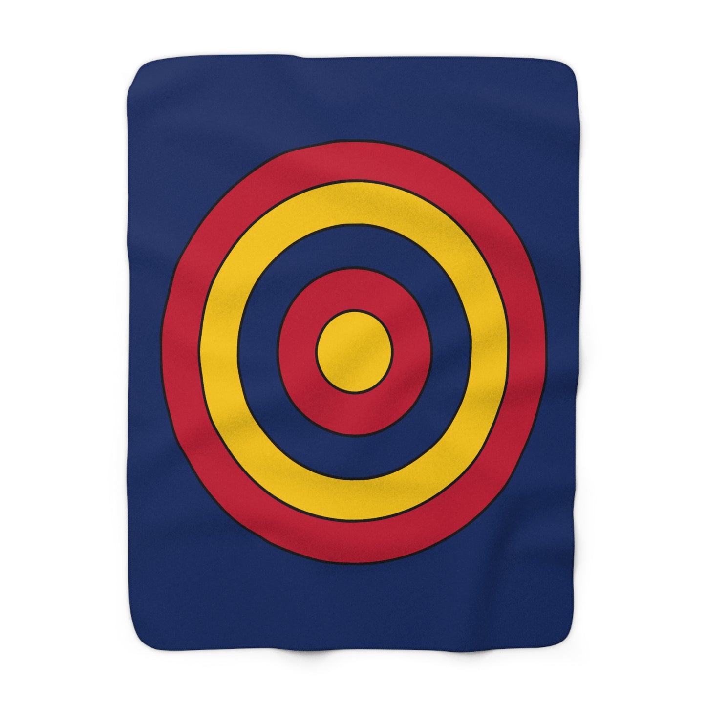 Chad Retro Target Blanket Throw