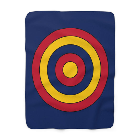 Chad Retro Target Blanket Throw