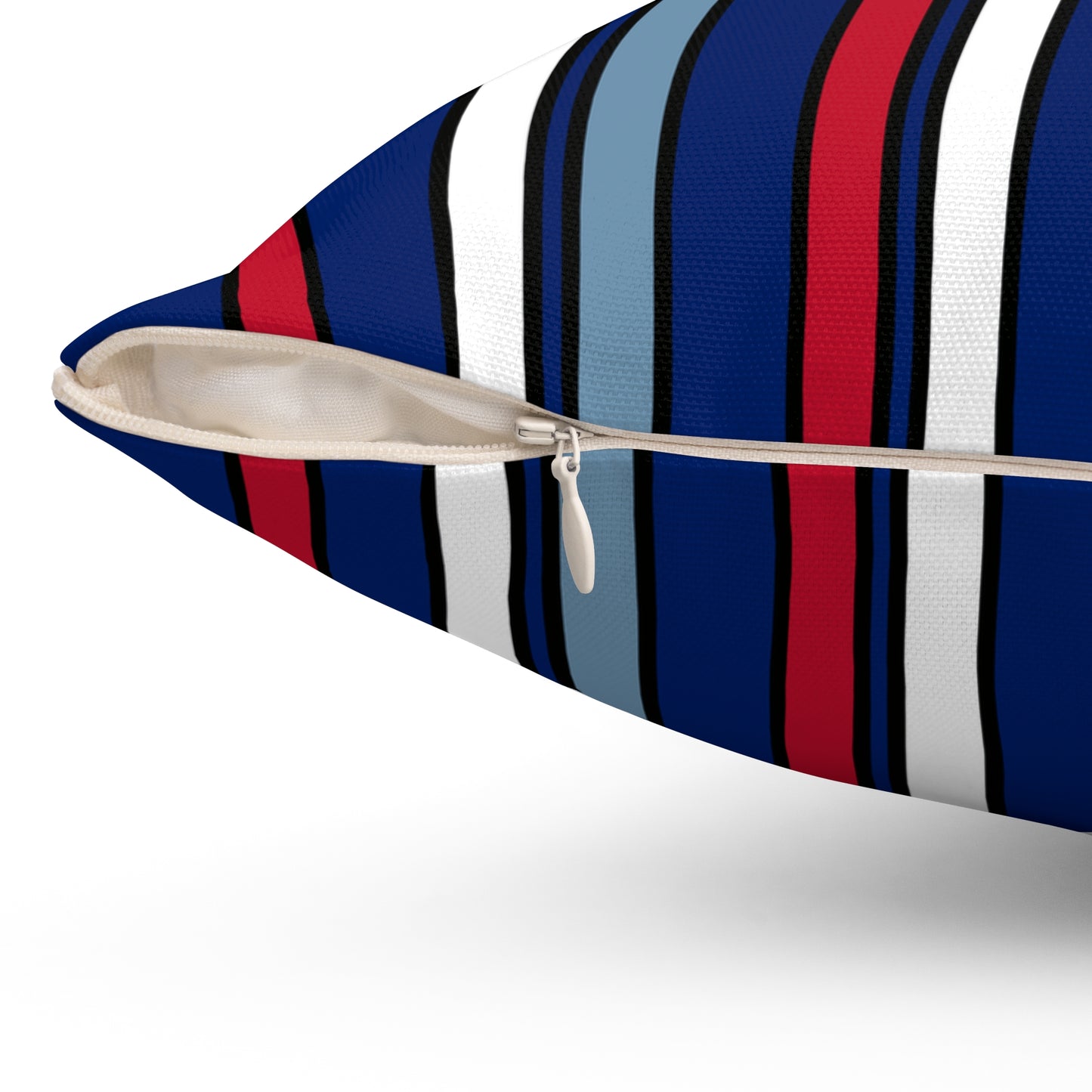 Falkland Islands Retro Stripes Cushion Pillow