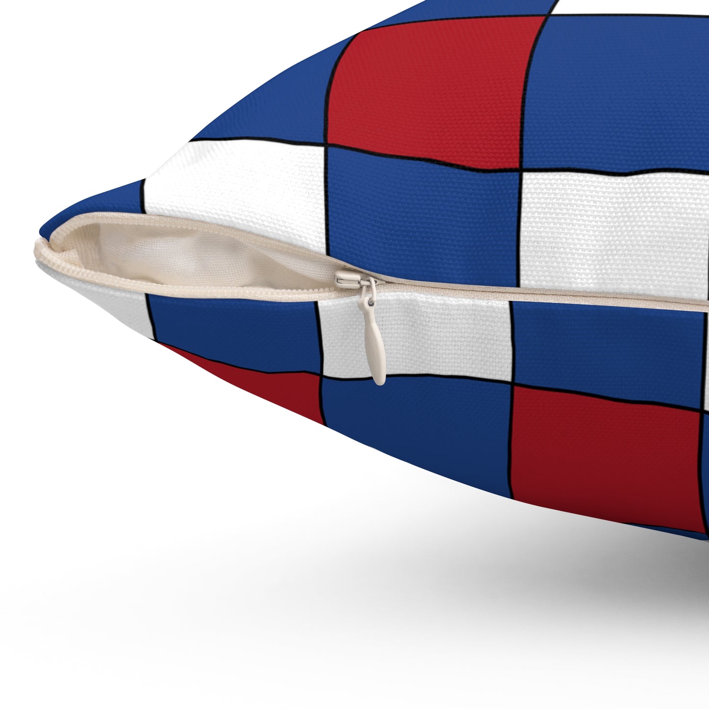 Netherlands Retro Check Cushion Pillow