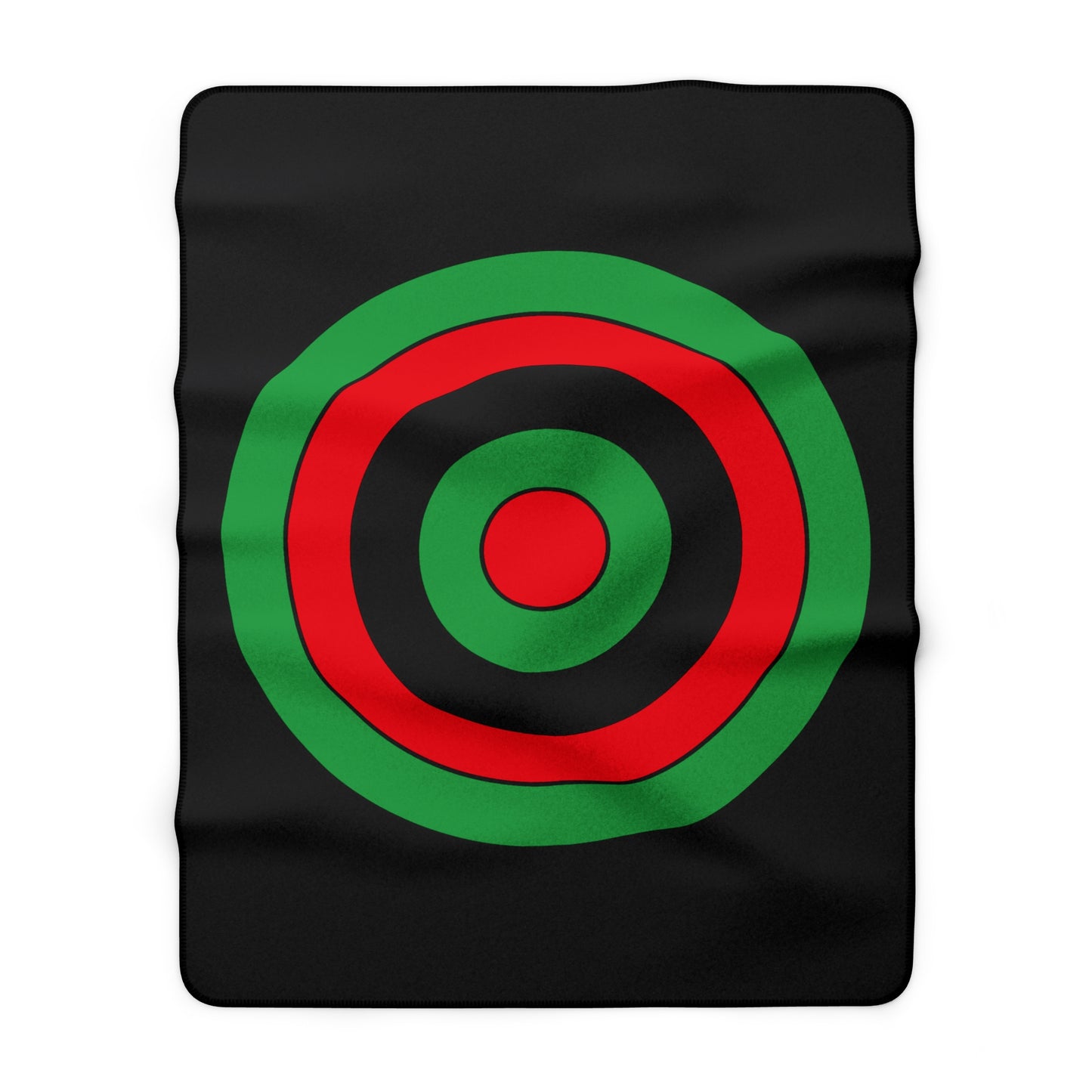 Libya Retro Target Blanket Throw