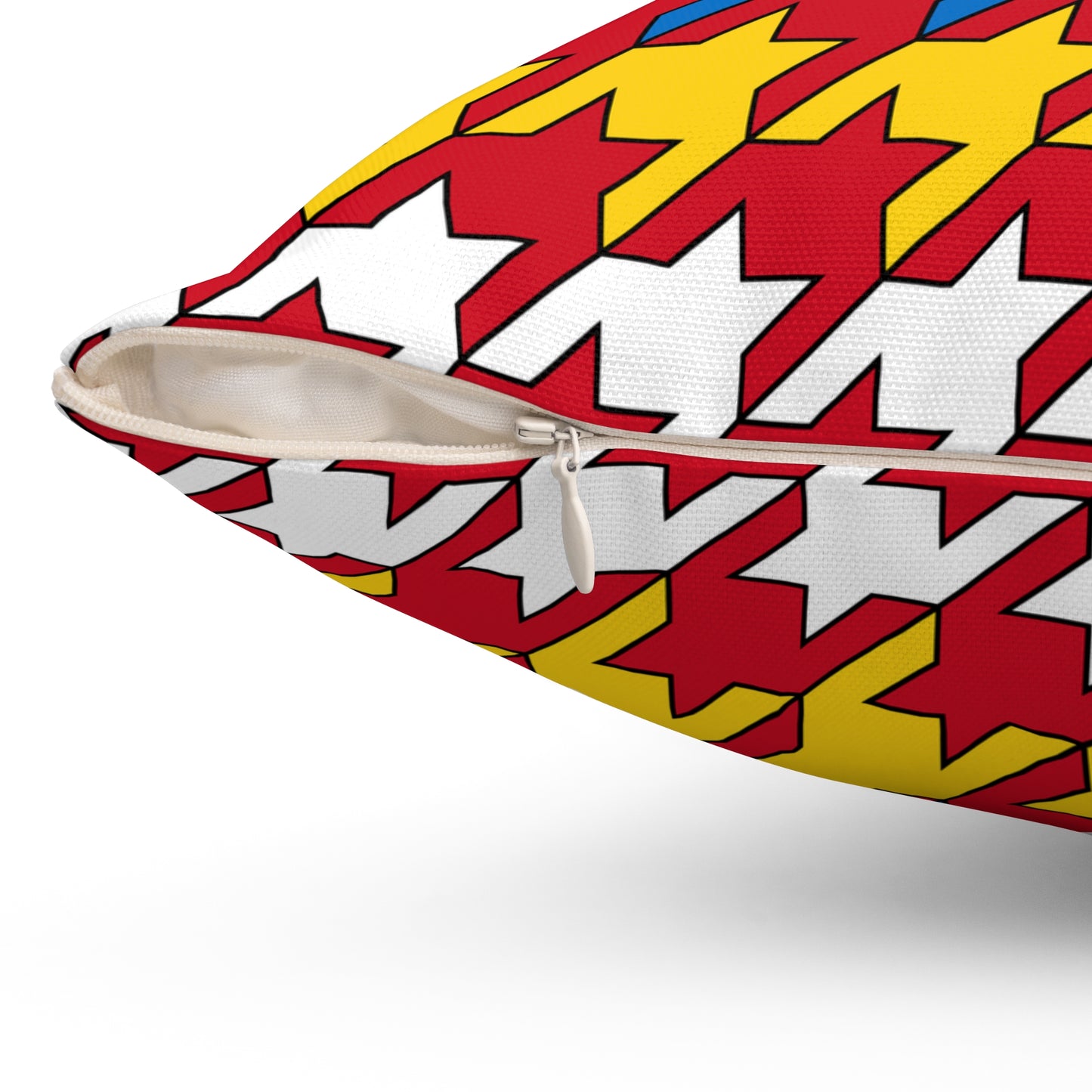Antigua And Barbuda Retro Houndstooth Cushion Pillow