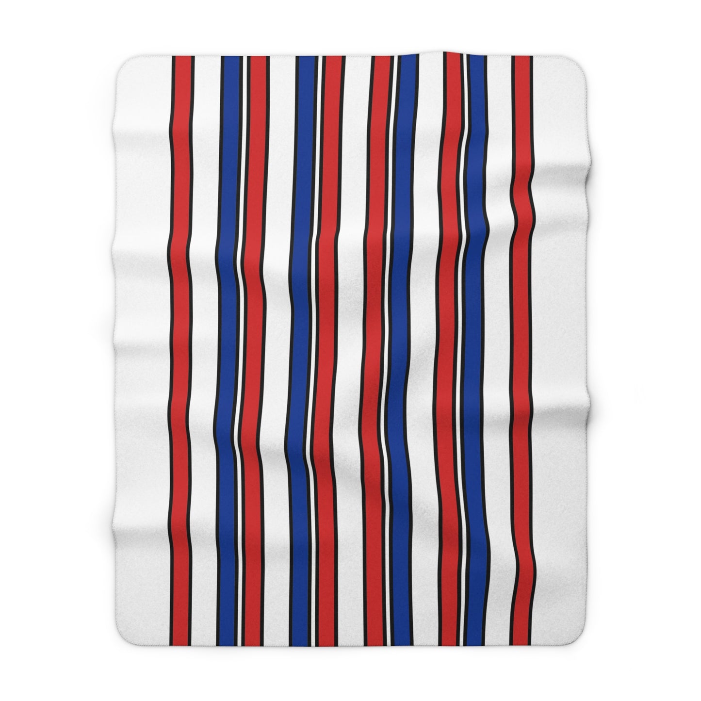 Faroe Islands Retro Stripes Blanket Throw