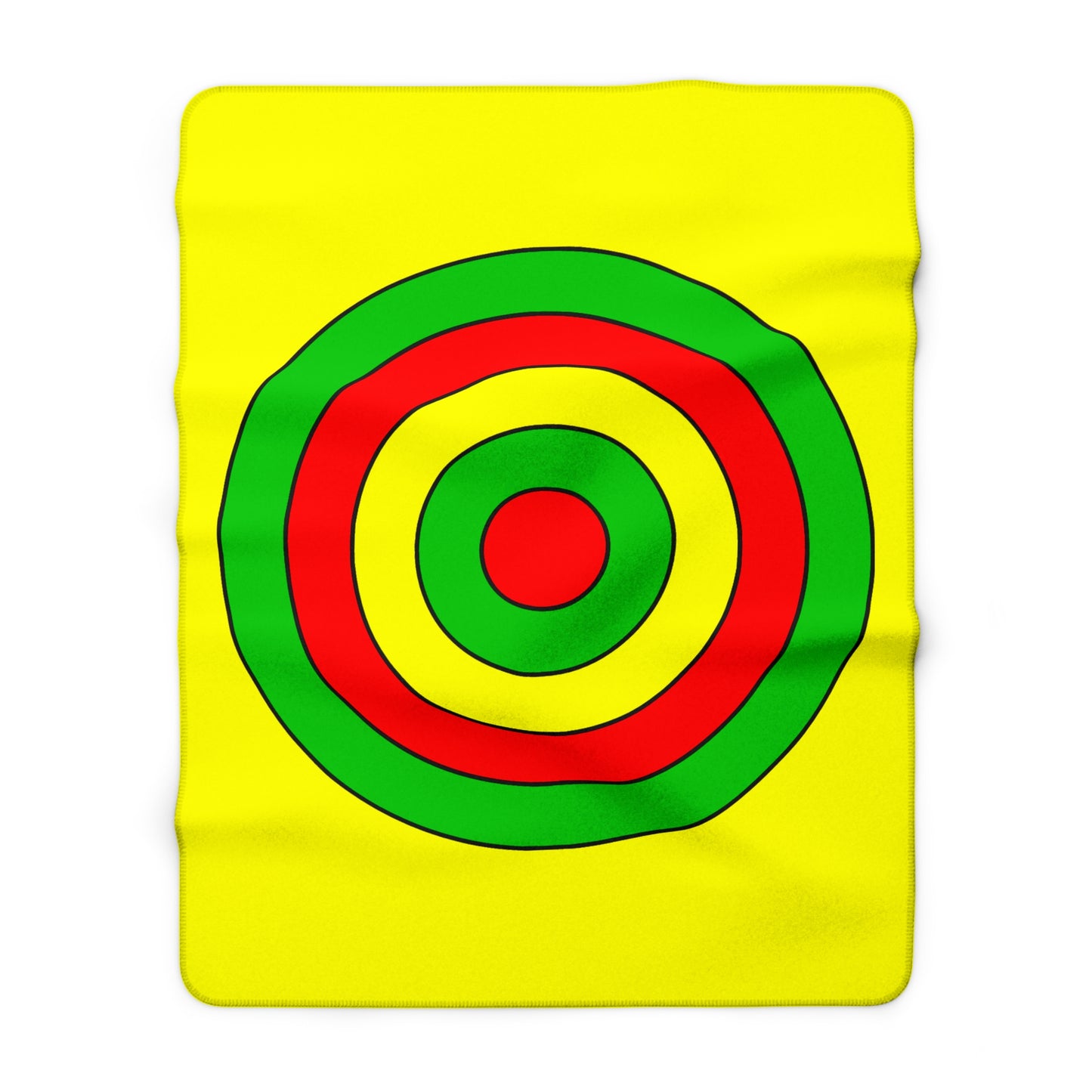 Congo Retro Target Blanket Throw