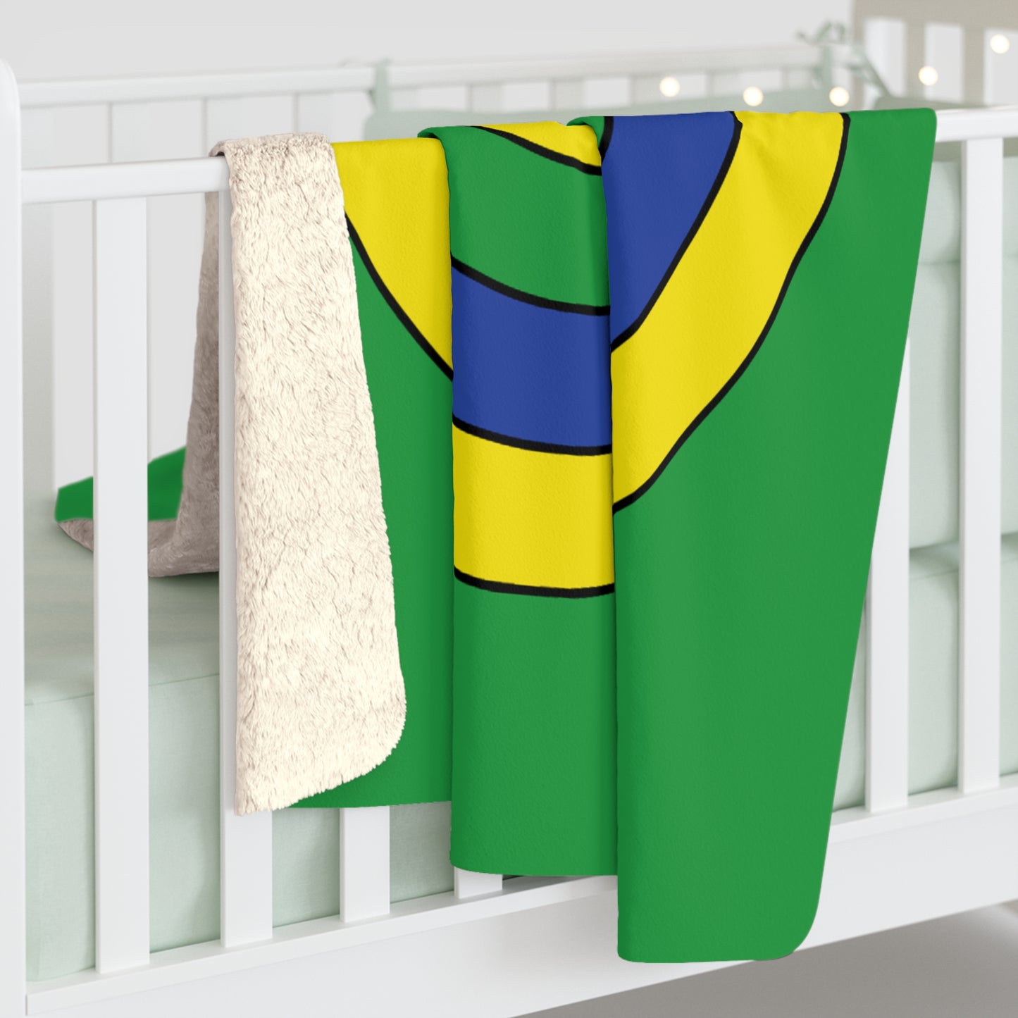 Brazil Retro Target Blanket Throw