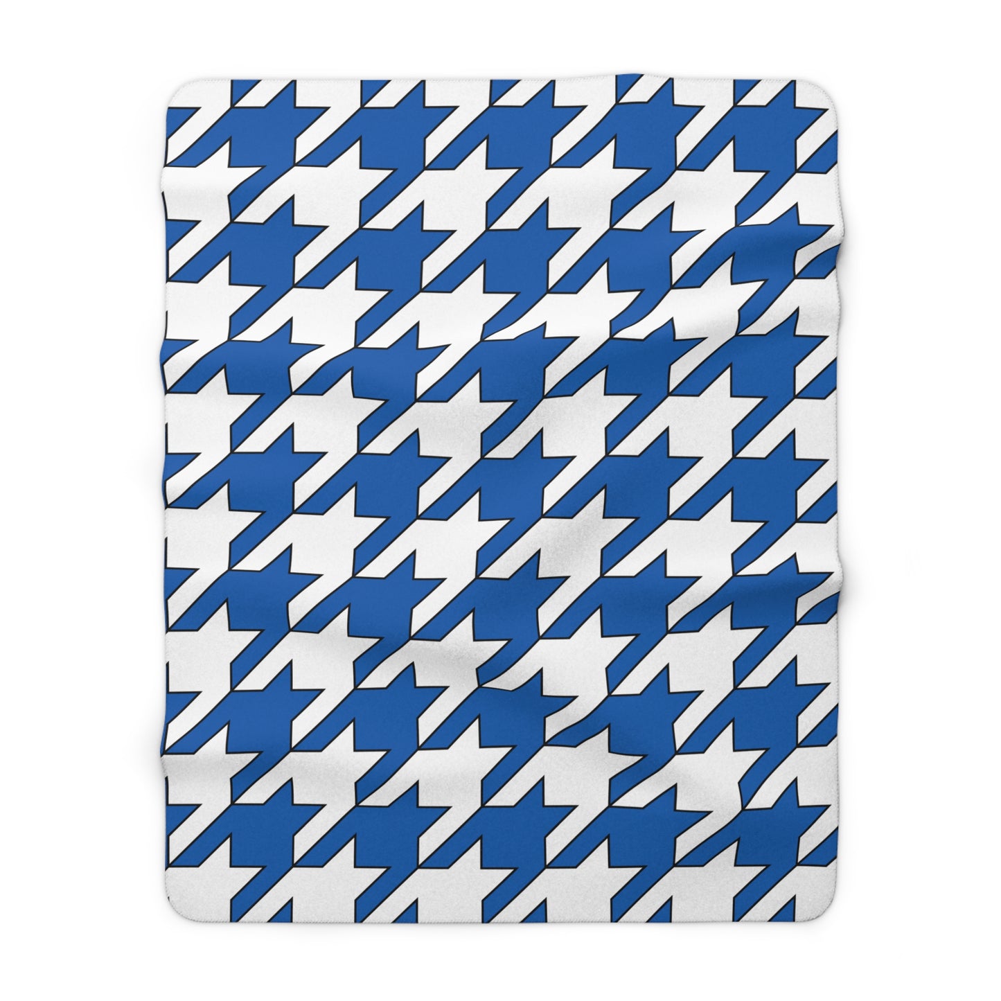 Greece Retro Houndstooth Blanket Throw