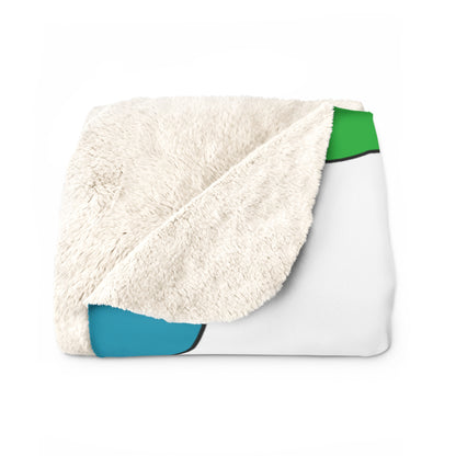Uzbekistan Retro Polka Dots Blanket Throw