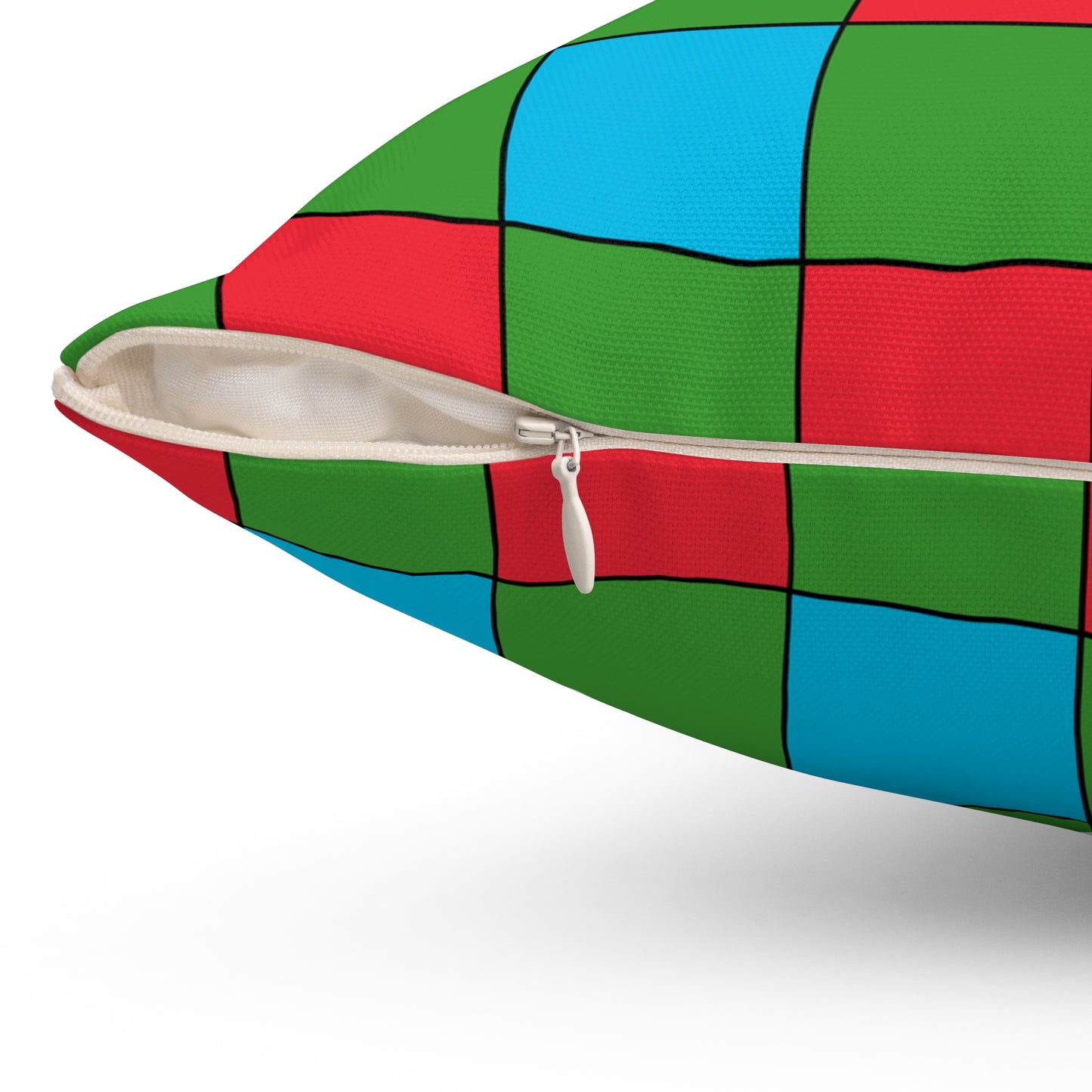 Azerbaijan Retro Check Cushion Pillow
