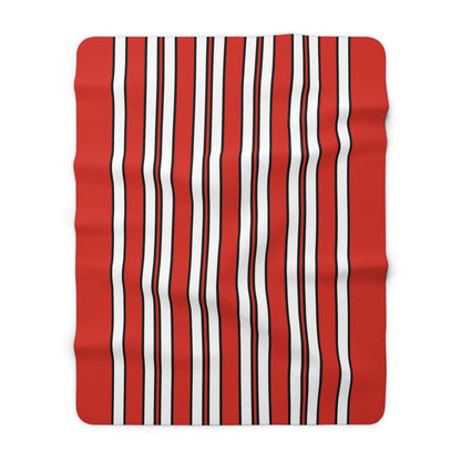 Canada Retro Stripes Blanket Throw
