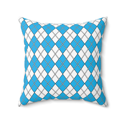 San Marino Retro Argyle Cushion Pillow
