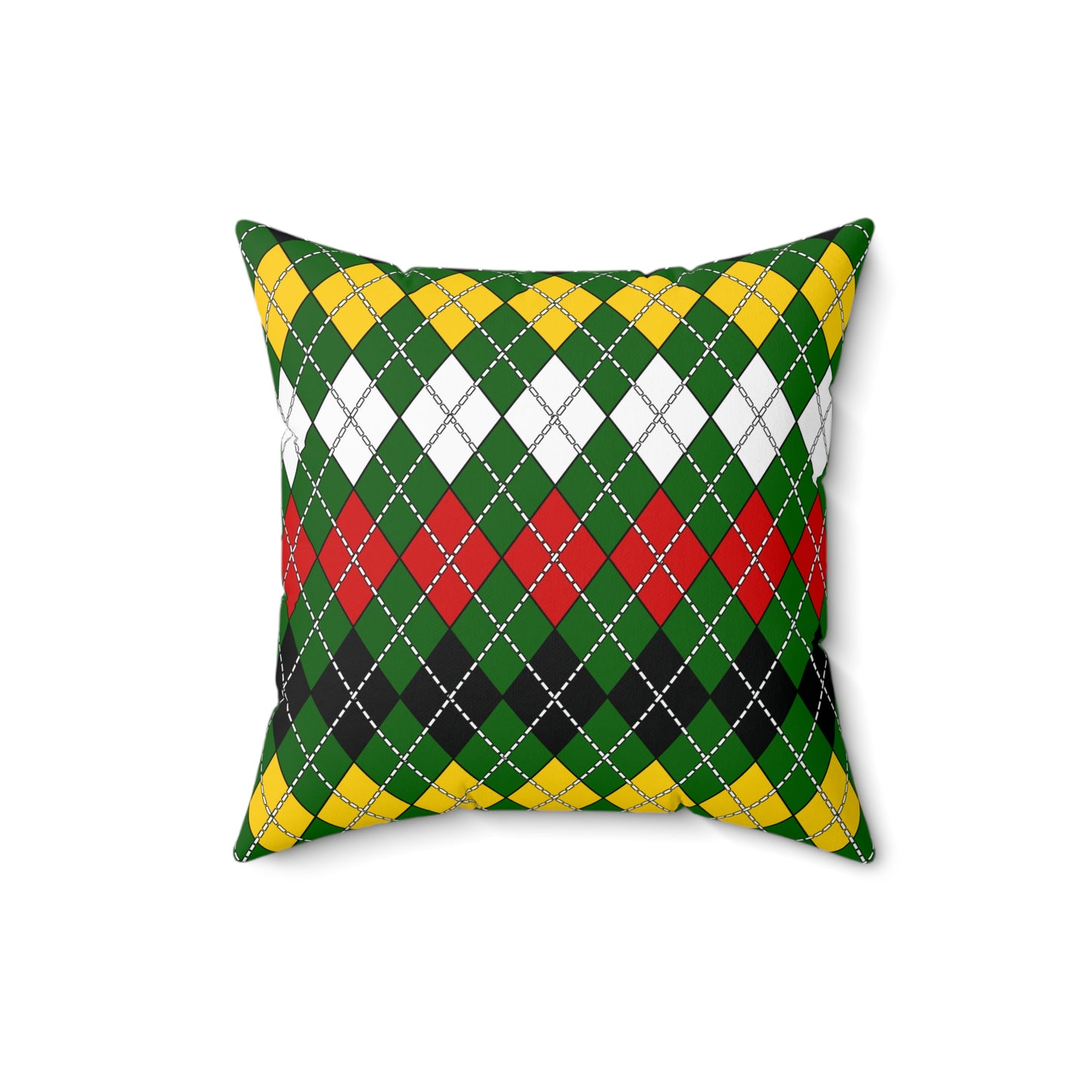 Zimbabwe Retro Argyle Cushion Pillow