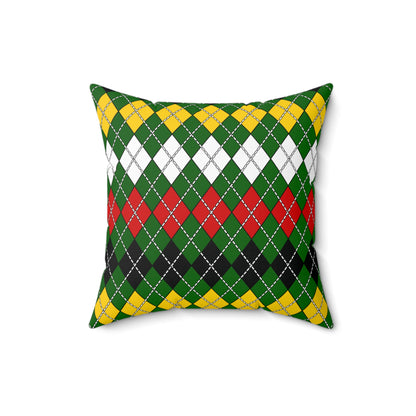 Zimbabwe Retro Argyle Cushion Pillow
