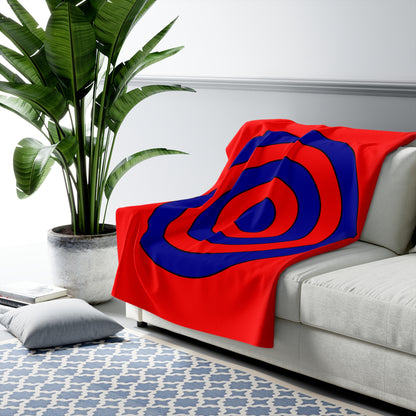 Taiwan Retro Target Blanket Throw