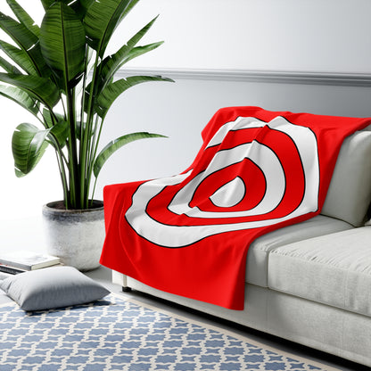 Switzerland Retro Target Blanket Throw
