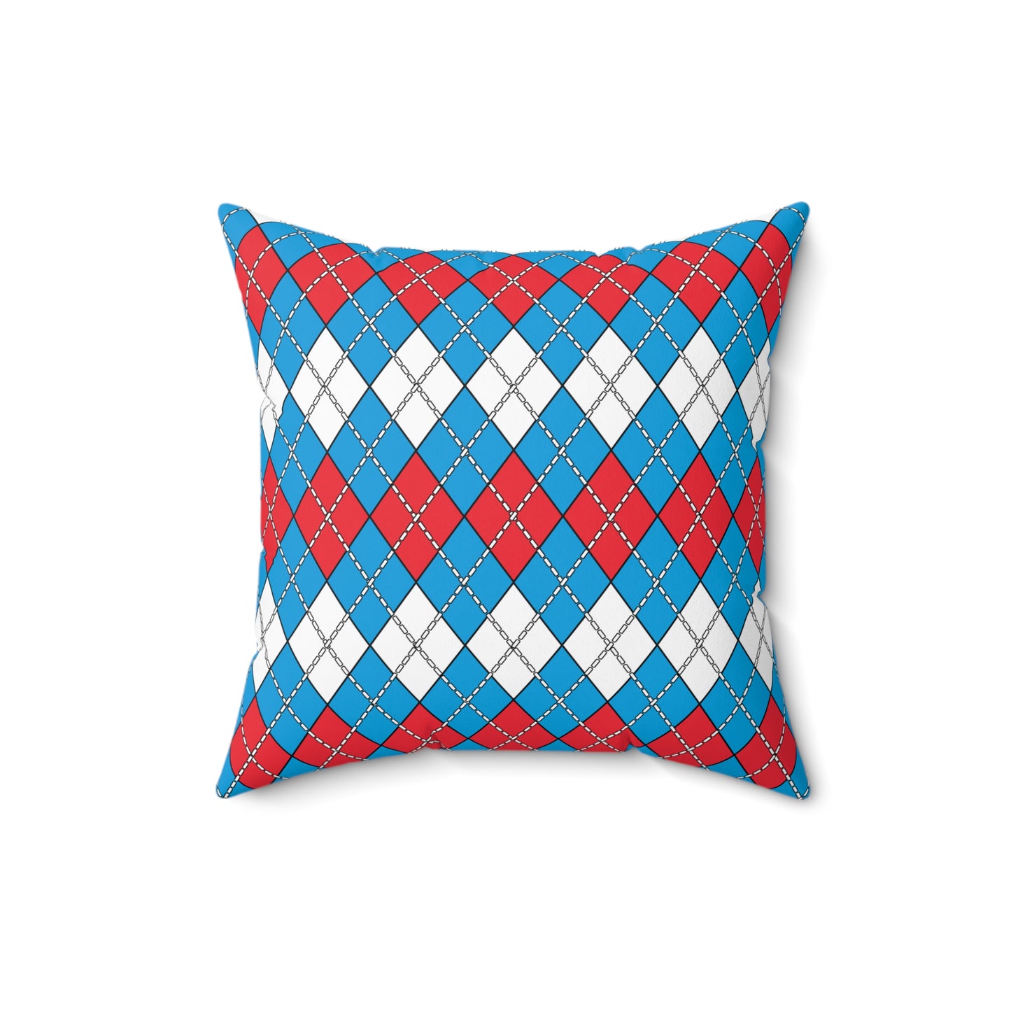Luxembourg Retro Argyle Cushion Pillow