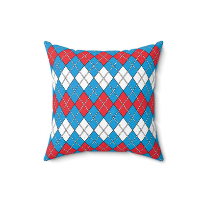 Luxembourg Retro Argyle Cushion Pillow