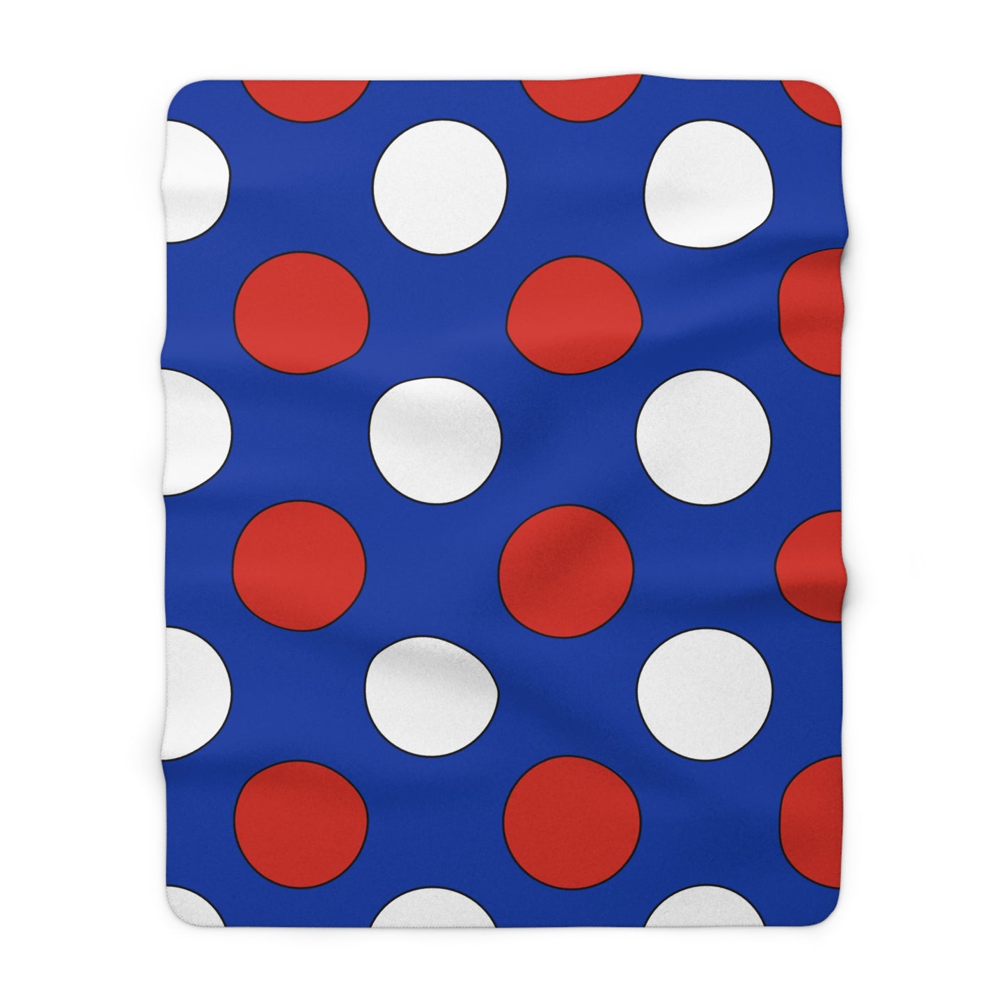Russia Retro Polka Dots Blanket Throw