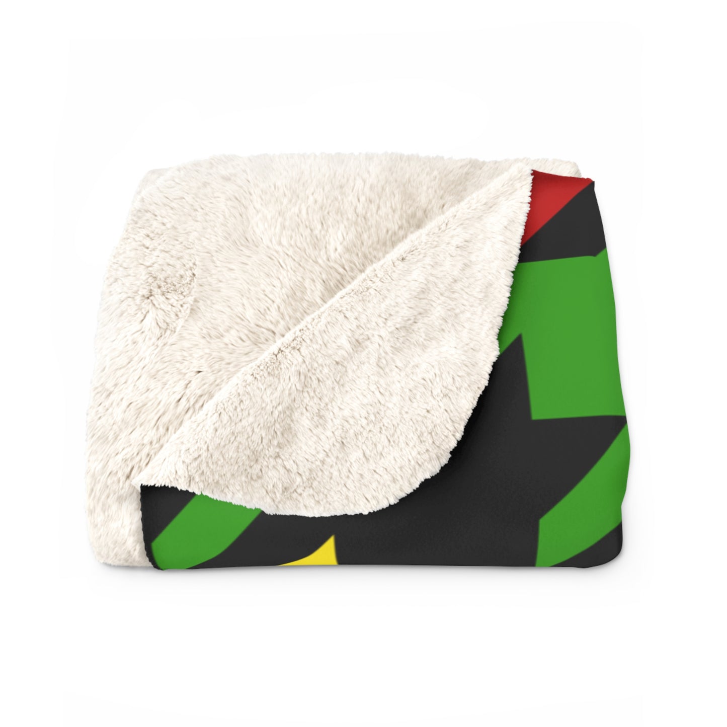 Saint Kitts And Nevis Retro Houndstooth Blanket Throw