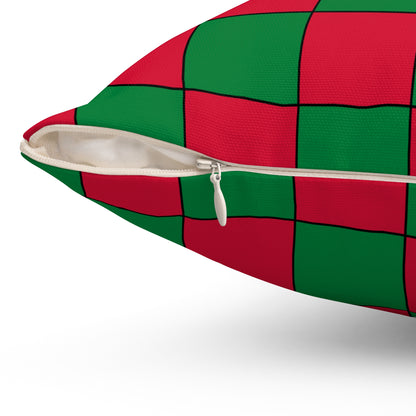 Maldives Retro Check Cushion Pillow
