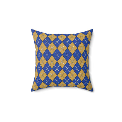 Kosovo Retro Argyle Cushion Pillow
