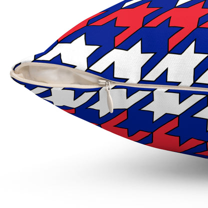 Sint Maarten Retro Houndstooth Cushion Pillow