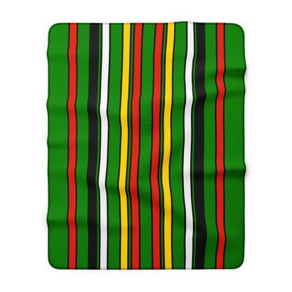 Dominica Retro Stripes Blanket Throw