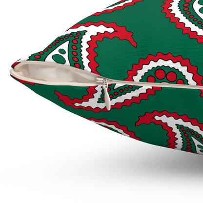 Mexico Retro Paisley Cushion Pillow